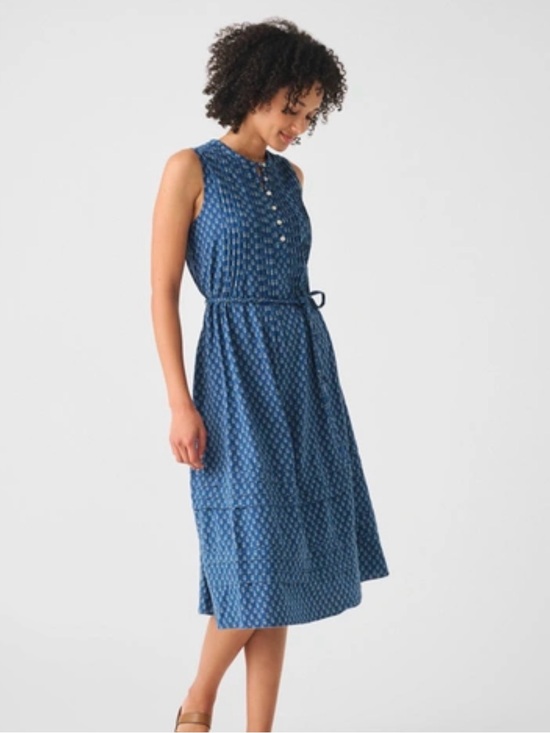 Faherty Dresses & Skirts - Faherty Isha Sleeveless Midi Dress - Gobi colorway
